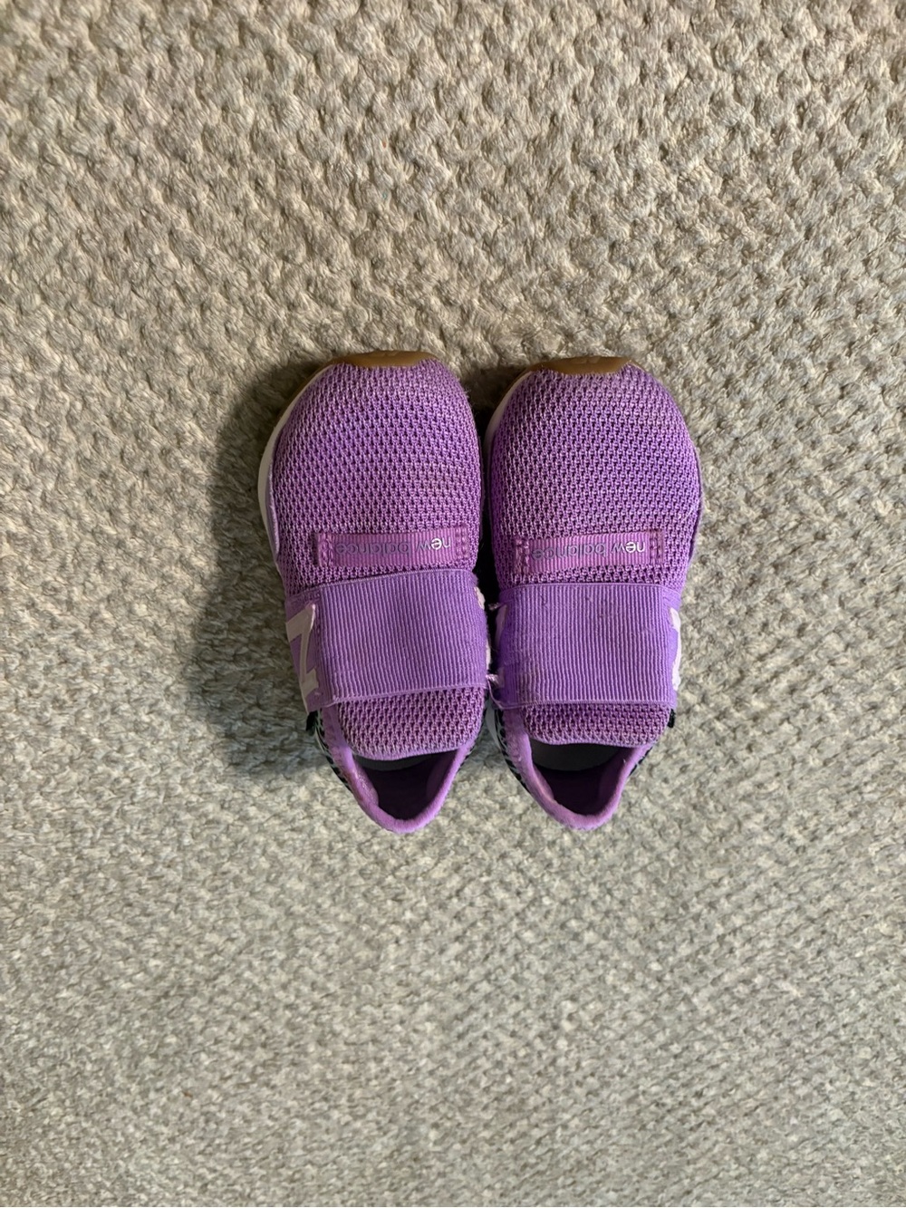 New Balance Kids Purple Slip-On Sneakers
